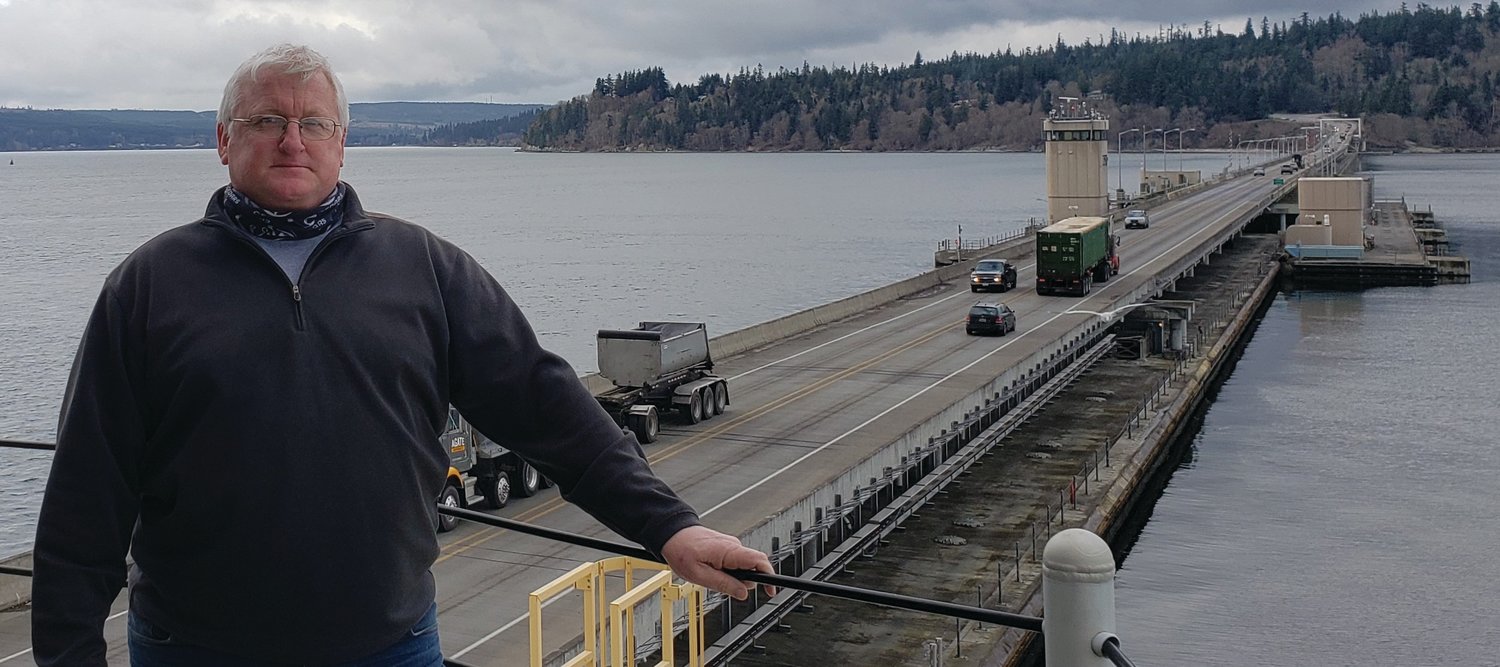 Paul Gahr, who grew up in Port Townsend, is the supervisor for the Hood Canal Bridge.